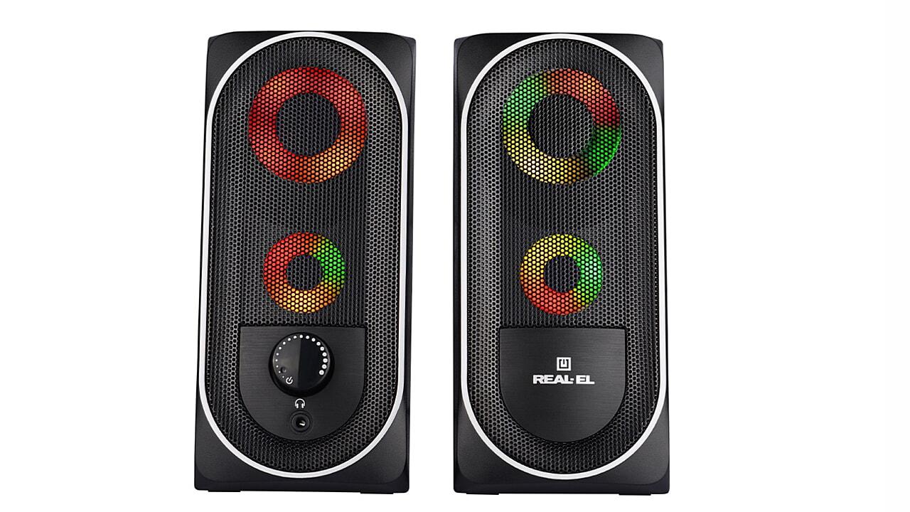Акустична система REAL-EL S-110 Black Чорний DS