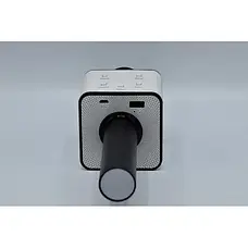 Дитячий бездротовий мікрофон караоке Q7 USB з функцією зміни голосу без чохла, фото 4