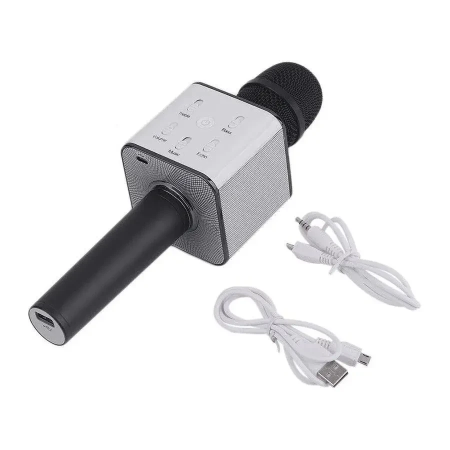 Дитячий бездротовий мікрофон караоке Q7 USB з функцією зміни голосу без чохла