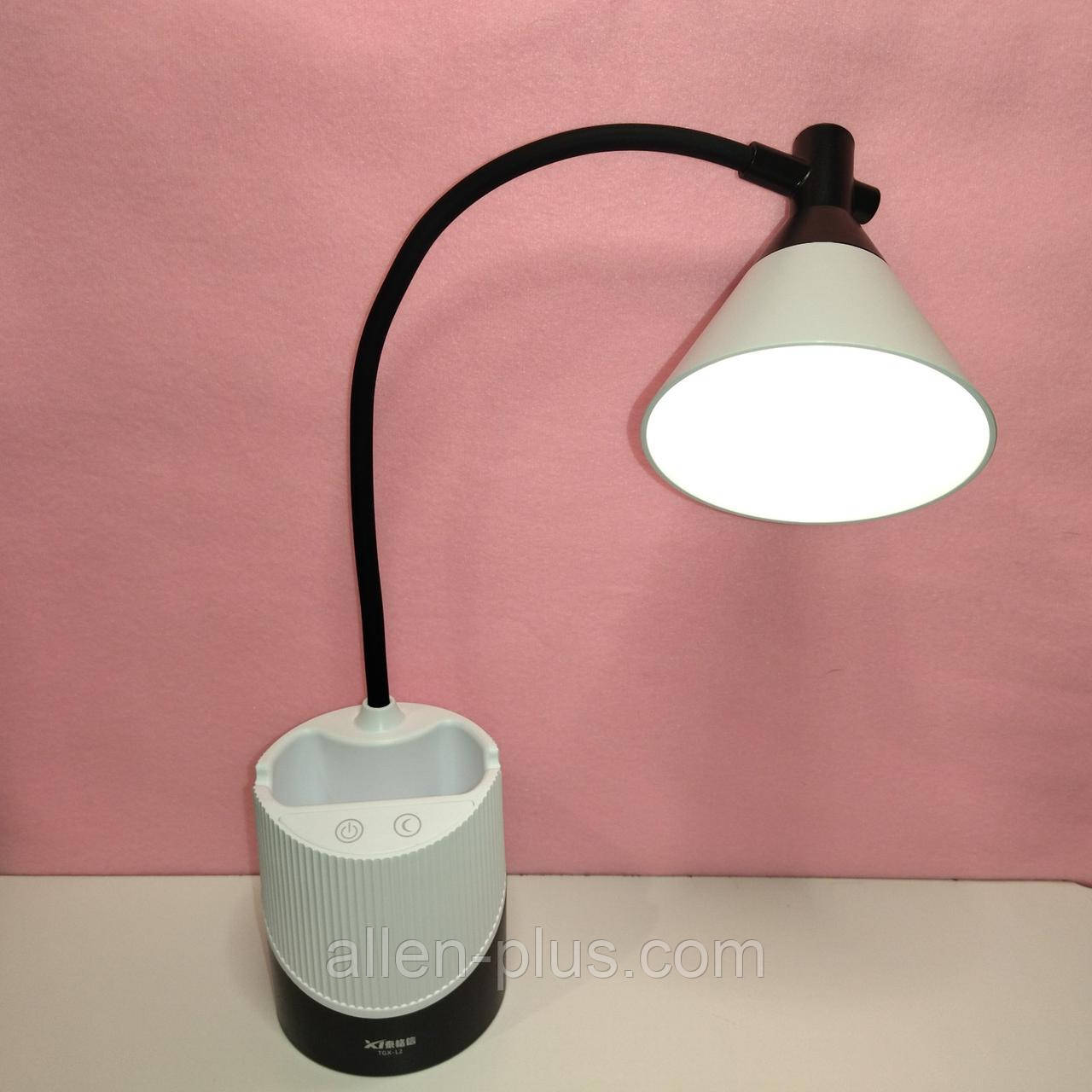 Настольная светодиодная лампа TaigeXin TGX-L2, 4W, microUSB, аккумулятор 18650