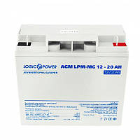 Акумуляторна батарея LogicPower 12 V 20 AH (LPM-MG 12 — 20 AH) AGM мультигель Dshop