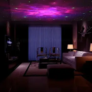 Зірковий проєктор Астронавт Білий Обертання на 360, фото 3