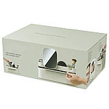 Органайзер для косметики з дзеркалом та з'ємними перегородками 2в1 бокс для зберігання аксесуарів, фото 10