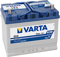 Аккумулятор 70Ач 630А 12В VARTA E23 Blue Dynamic (R+) Varta 570 412 063 6CT-70