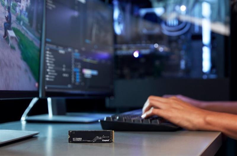 Накопичувач SSD 512 GB Kingston KC3000 M.2 2280 PCIe 4.0 x4 NVMe 3D TLC (SKC3000S/512G) M.2 2280 DS