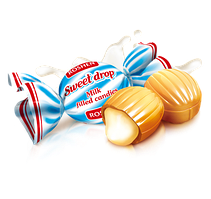 Карамель Молочна краплинка Roshen 1кг