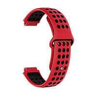 Ремінець для Garmin Universal 16 Nike-style Silicone Band Red/Black (U16-NSSB-RDBK) Dshop