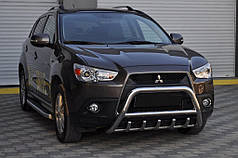 Кенгурятник WT003 нерж. для Mitsubishi ASX 2010-2023 рр