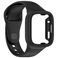 Силиконовый ремешок с чехлом для Xiaomi Redmi watch 3 lite / Redmi watch 3 active