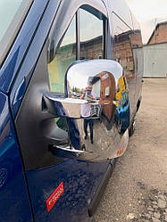 Накладки на дзеркала 2 шт  пласт. для Nissan NV400 2010-2024 рр