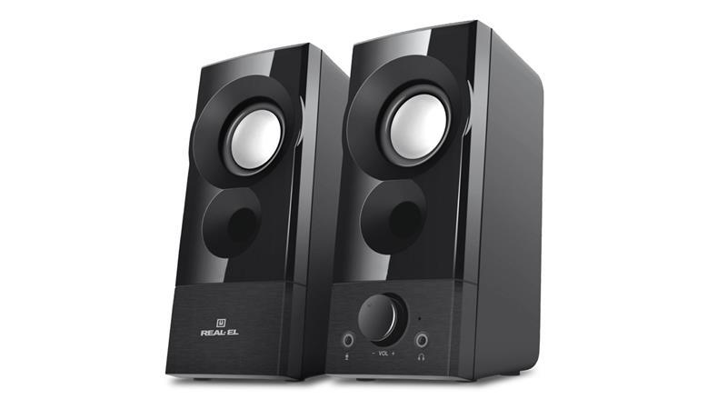 Акустична система REAL-EL S-90 Black Чорний DS