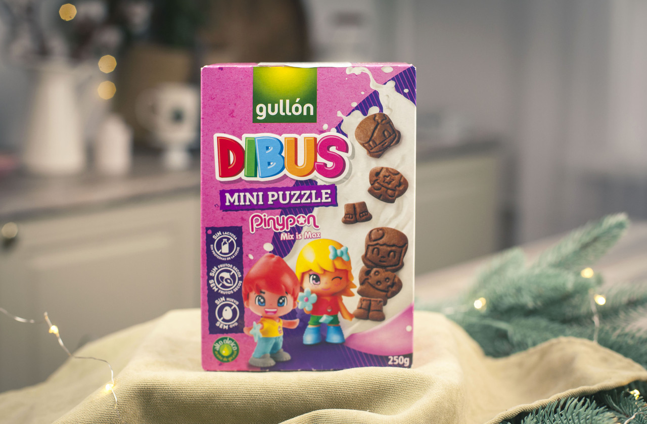 Печиво GULLON DIBUS Mini Puzzle 250 г. Іспанія