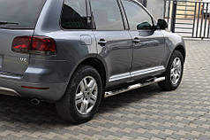 Бічні труби 2 шт.  нерж для Volkswagen Touareg 2002-2010 рр