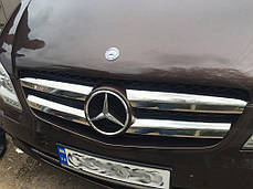 Накладки на решітку 2006-2013  нерж OmsaLine - Італійська нержавейка для Mercedes Sprinter рр, фото 3