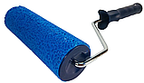 Валик з ручкою структурний декоративний АМЕРИКАНКА БУЛЬБАШКИ гумовий 60х180мм для шпаклівки штукатурки, фото 8
