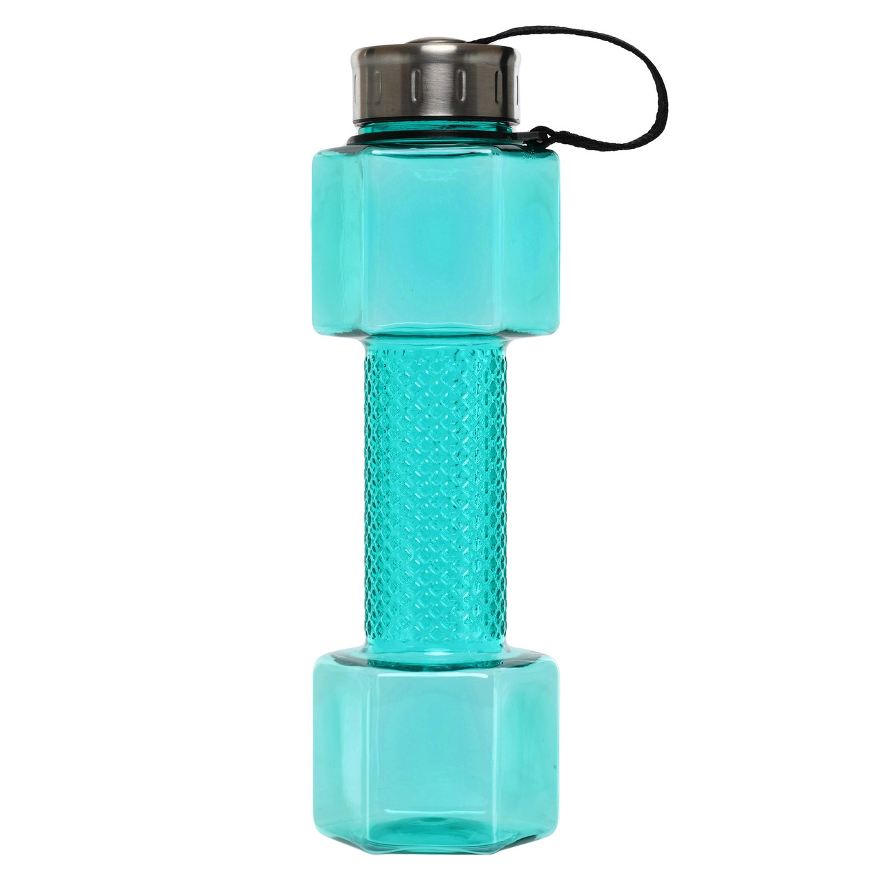 Пляшка для води Water Bottle у вигляді гантелі 760 мл зелений (FI-7153)