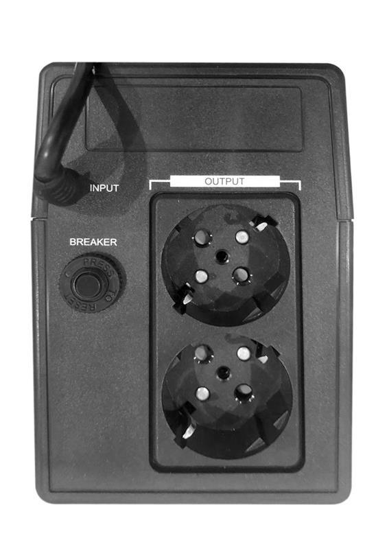 ДБЖ FrimeCom GP-600, AVR, пластик ( Чорний ) DS