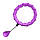 Хула-хуп для схуднення Hoola Hoop Massager Фіолетовий, масажний обруч для схуднення, спортивний обруч, фото 2