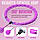 Хула-хуп для схуднення Hoola Hoop Massager Фіолетовий, масажний обруч для схуднення, спортивний обруч, фото 6