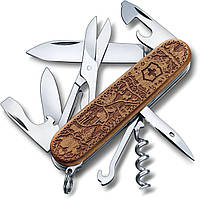 Швейцарский нож Victorinox Climber Wood Swiss Spirit Special Edition 2021 (1.3701.63L21)