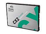 Накопичувач SSD 1 TB Team CX2 2.5" SATAIII 3D TLC (T253X6001T0C101) 2.5" DS, фото 3