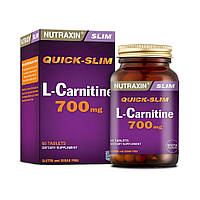 L-карнітин амінокислота для росту м'язів і зниження ваги 60 таблеток Nutraxin (НЗ)