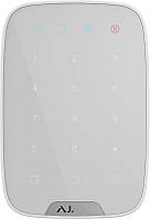 Бездротова сенсорна клавіатура Ajax KeyPad White (8706.12.WH1) Білий DS