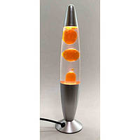 Лампа Лава оранжевая ночник настольный 34 см