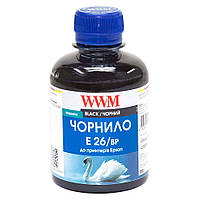 Чорнило WWM E26 Black для Epson 200 г (E26/BP) пігментне