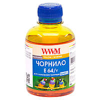 Чернила WWM E64 Yellow для Epson 200г (E64/Y) водорастворимые