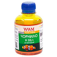 Чорнило для СНПЧ WWM H35 Yellow для HP 200 г (H35/Y) водорозчинне