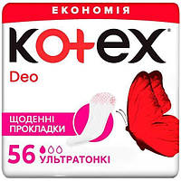 Гигиенические прокладки Kotex ежедневные Ultra Slim Deo 56 шт.