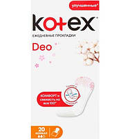 Гігієнічні прокладки Kotex щоденні Normal Deo 20 шт.