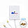Антена 4G 3G LTE виносна подвійна MIMO 2x 7dBi CRC9 700-2700 МГц, посилення сигналу для USB модему, роутера, фото 2