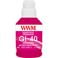 Чернила WWM GI-40 для Canon 190г Magenta (G40M)