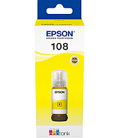 Чернила Epson 108 Yellow (Желтый) (C13T09C44A) 70мл
