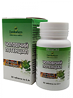 Чоловічий потенціал підвищує ерекцію та лібідо 90 таблеток Данікафарм (НЗ)