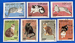 Набір марок Вьетнаму. - Кішки