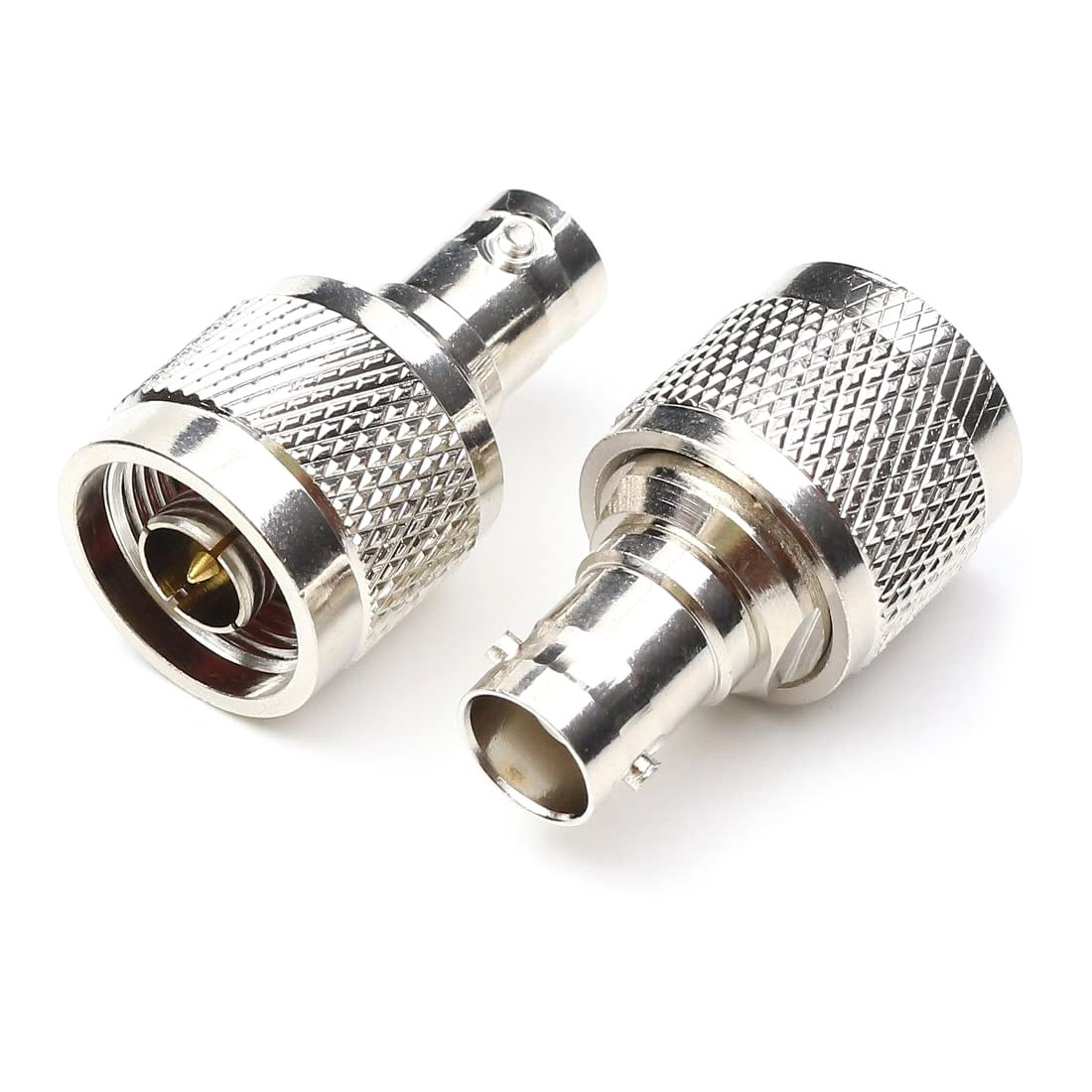 Перехідник антенний N type Female гніздо - BNC Female гніздо, адаптер для антени, авто радіостанцій, фото 1