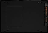 Накопичувач SSD  512GB Kingston KC600 2.5" SATAIII 3D TLC (SKC600/512G) ( 2.5" ) DS, фото 4