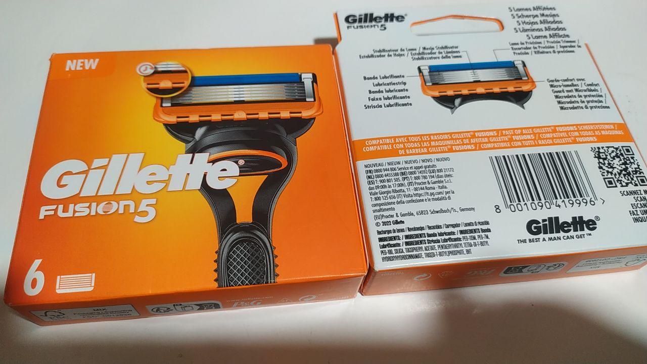 Змінні картриджі для гоління Gillette Fusion (6 шт.)