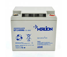 Акумуляторна батарея Merlion 12V 40AH (GP12400M6/06016) AGM Dshop