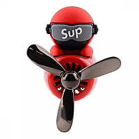Ароматизатор для автомобиля PRC Pilot Sup Ckup с пропеллером Красный