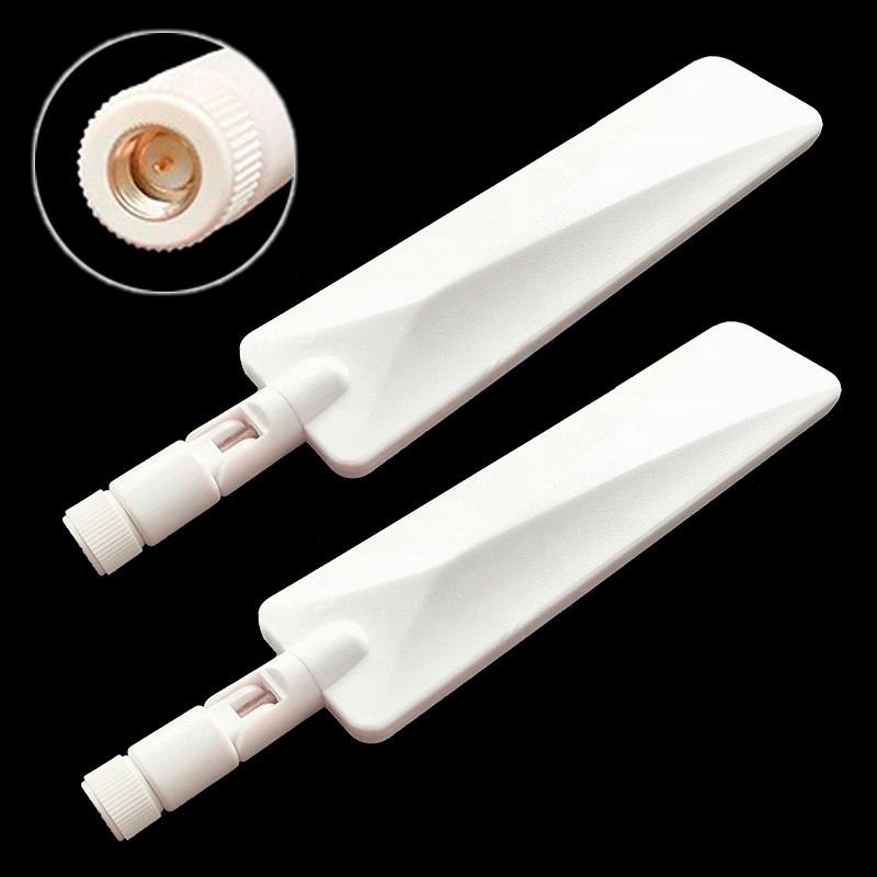 Комплект 2 антени GSM 4G 3G LTE 12dBi 700-2700 Мгц SMA Male (тато) для роутера, модему, репітера