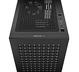 Корпус DeepCool CH370 Black (R-CH370-BKNAM1-G-1) без БЖ ( Black ) DS, фото 9
