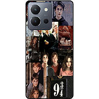 Силиконовый бампер чехол для Vivo Y36 с картинкой Harry Potter Гарри Поттер