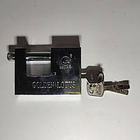 Замок навісний металевий П-єшка 70мм (3 ключа)