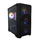 Корпус 1stPlayer T5-BK-4F1 Black без БЖ ( Black ) DS, фото 4