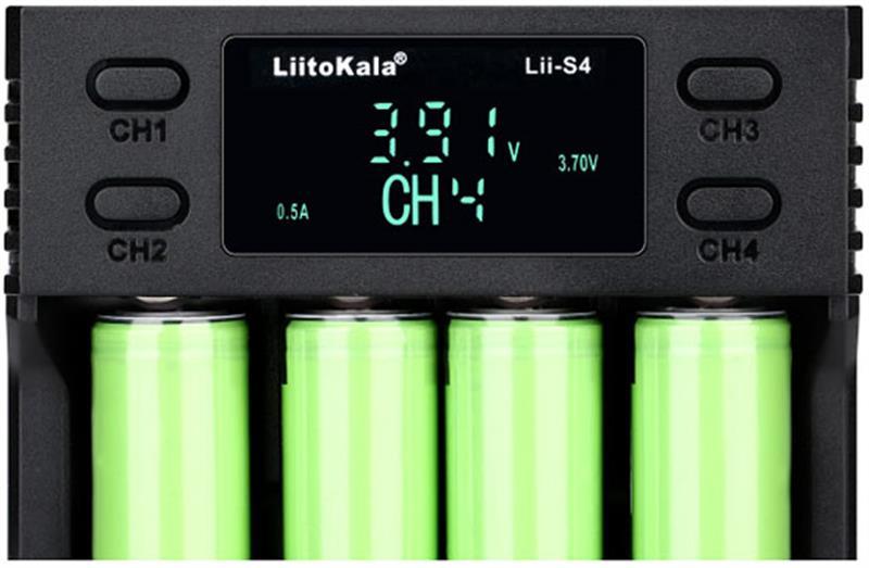 Зарядний пристрій Liitokala Lii-S4 ( Акумулятор ) DS, фото 1
