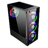 Корпус 1stPlayer V2-A-4F1 Black без БЖ ( Black ) DS, фото 3